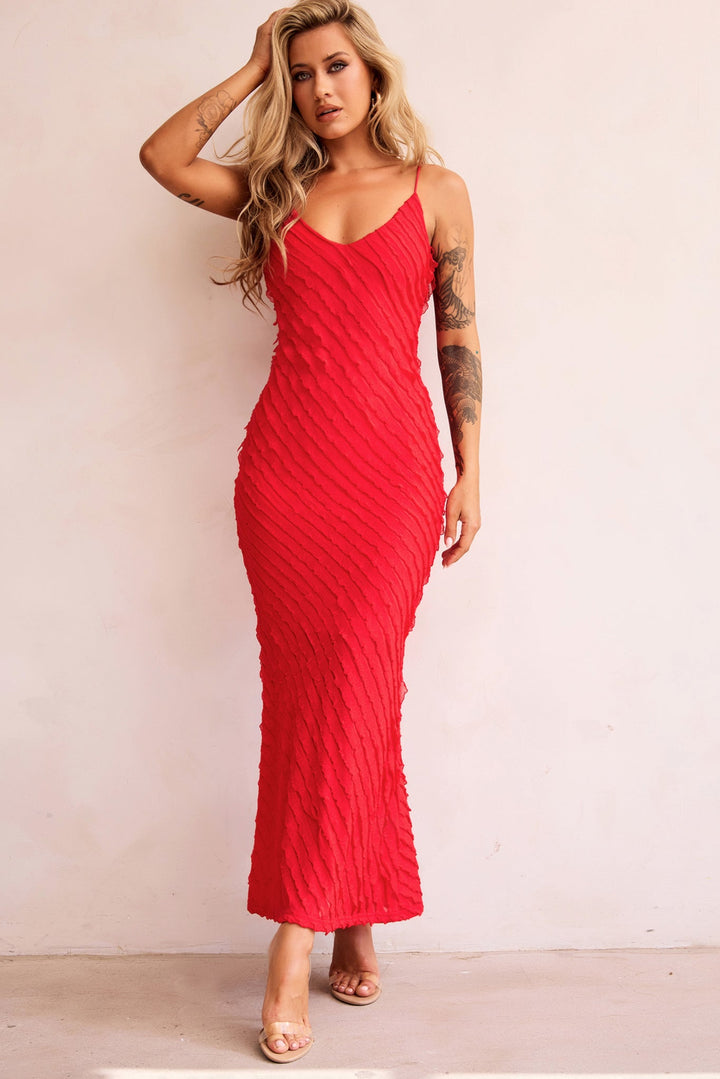 Thelma Maxi Dress - Red