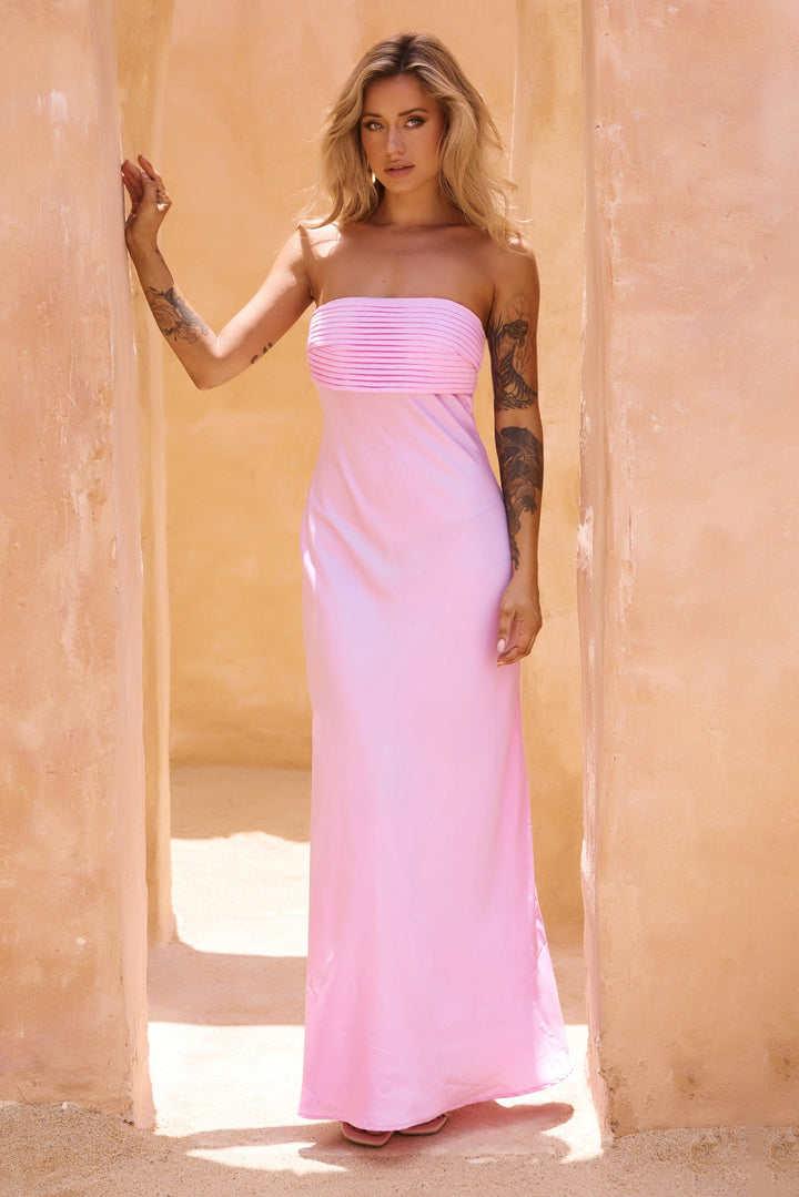 Blake Midi Dress - Baby Pink