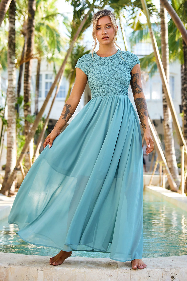 Dream Design Maxi Dress - Sage