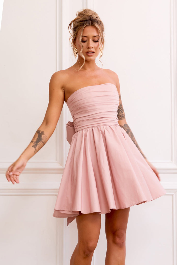 Sugar Crush Mini Dress - Blush