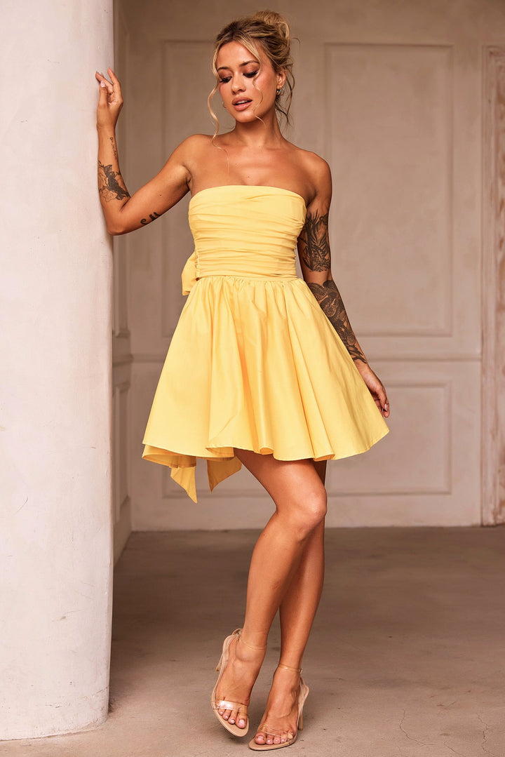 Sugar Crush Mini Dress - Yellow