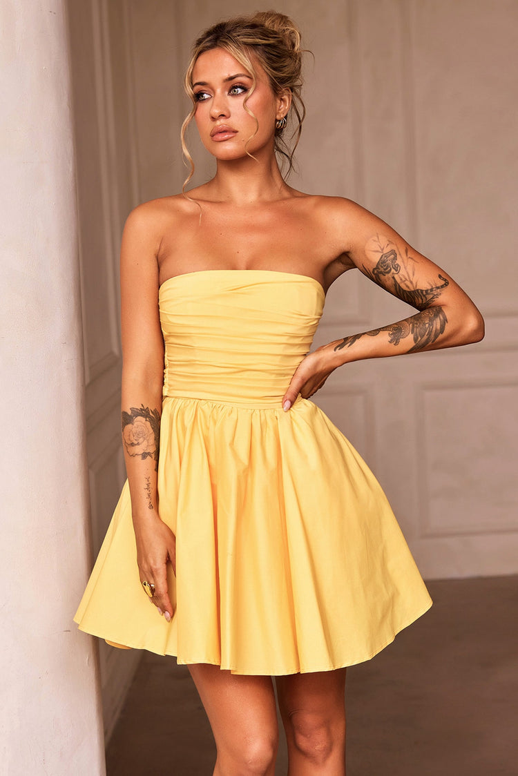 Sugar Crush Mini Dress - Yellow