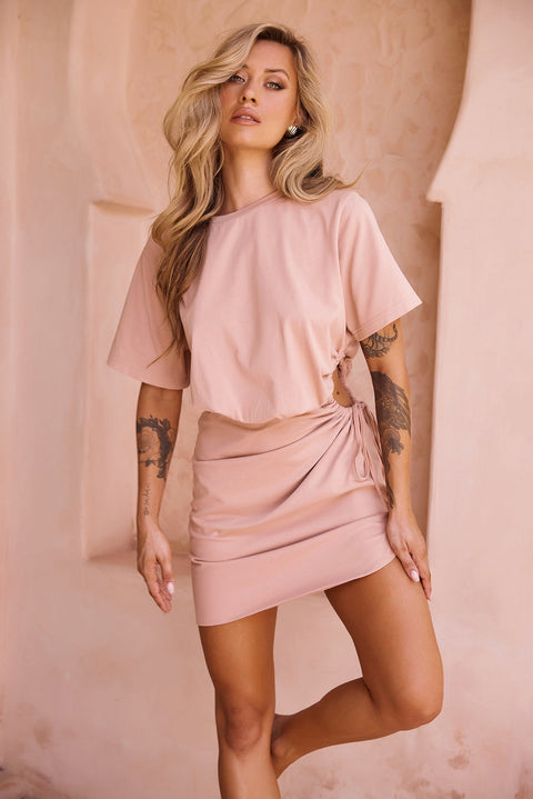 City Sunlight Mini Dress - Mocha