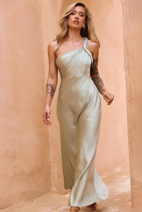 Serene Sway Maxi Dress - Sage