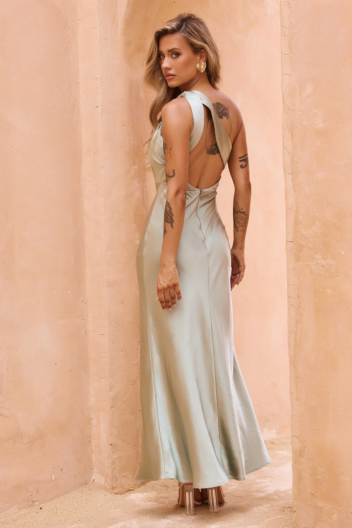 Serene Sway Maxi Dress - Sage