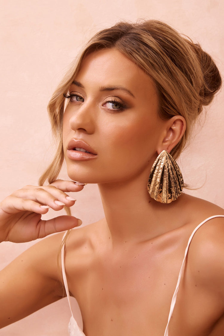 Island Style Earrings - Gold