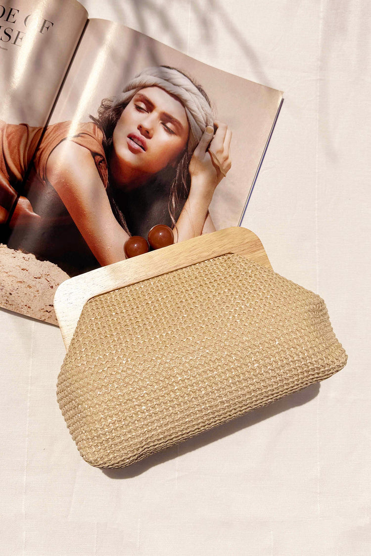 Strada Clutch Bag - Beige