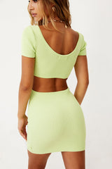 Look For You Knit Dress - Green