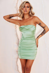 Dare You Mini Dress - Sage