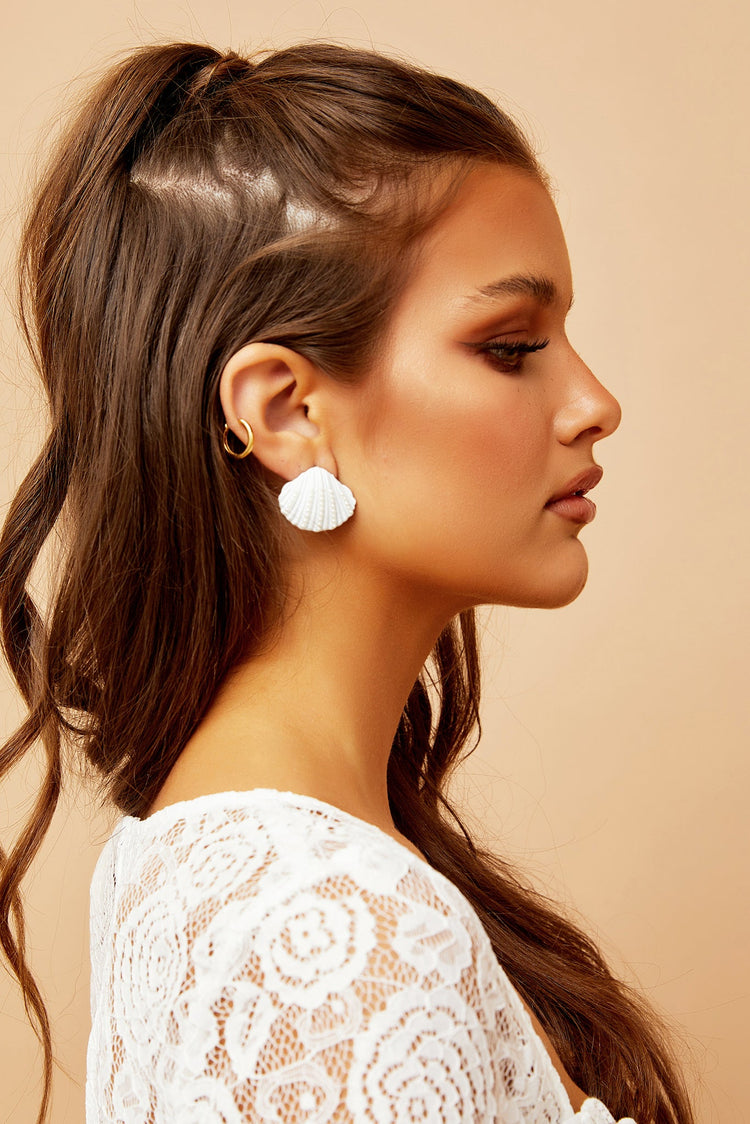 The Atlantica Shells Earring | Sage and Paige.