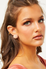 Lucinda Earrings - Pink