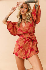 Vixen Playsuit - Wine