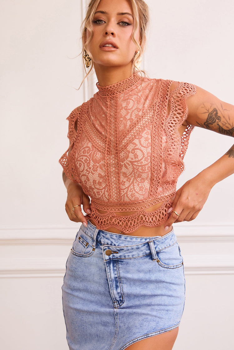 Made In May Top - Rose