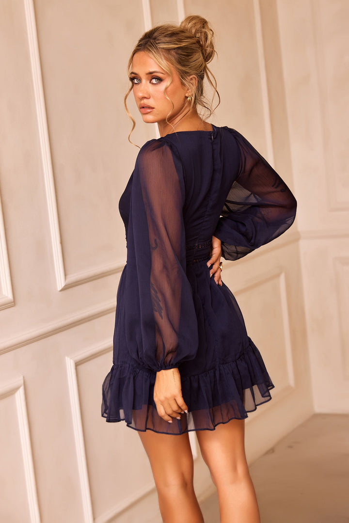 In Heaven Mini Dress - Navy