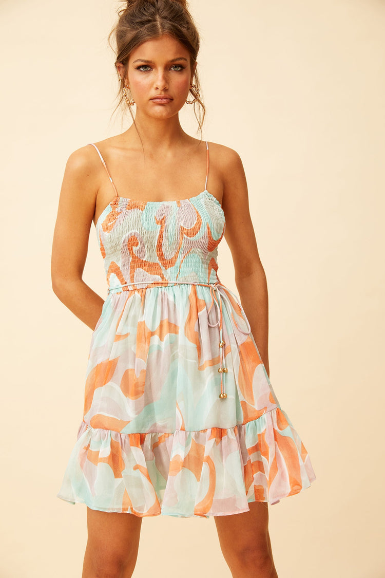 Spring Dance Dress // Orange | Sage and Paige.