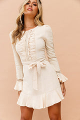 Saddle Up Dress - Beige | Sage and Paige AUS.