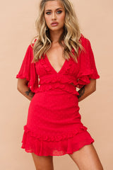 Sprung In Love Dress - Red | Sage and Paige AUS.