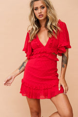 Sprung In Love Dress - Red | Sage and Paige AUS.