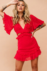 Sprung In Love Dress - Red | Sage and Paige AUS.