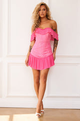 Venetian Summer Dress - Hot Pink