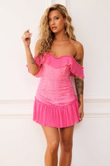 Venetian Summer Dress - Hot Pink