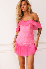 Venetian Summer Dress - Hot Pink