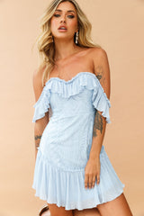 Venetian Summer Dress - Steel Blue | Sage and Paige AUS.