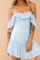 Venetian Summer Dress - Steel Blue | Sage and Paige AUS.