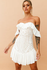 Venetian Summer Dress - White | Sage and Paige AUS.