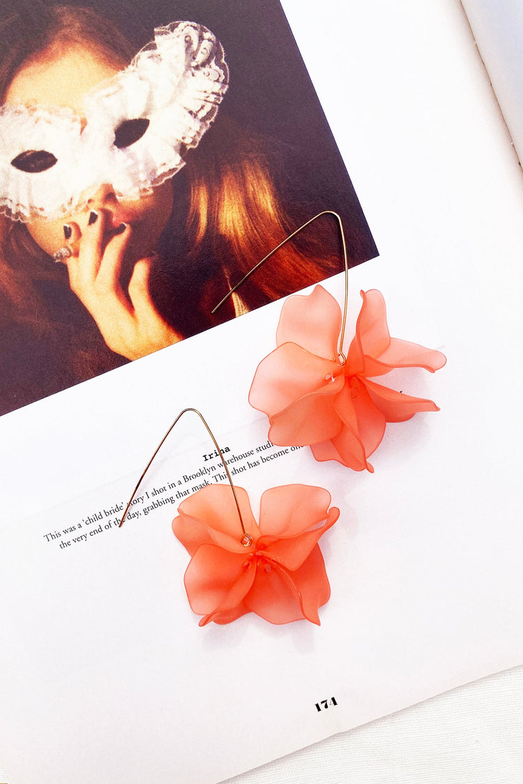 Song For Sienna Earrings // Coral | Sage and Paige.