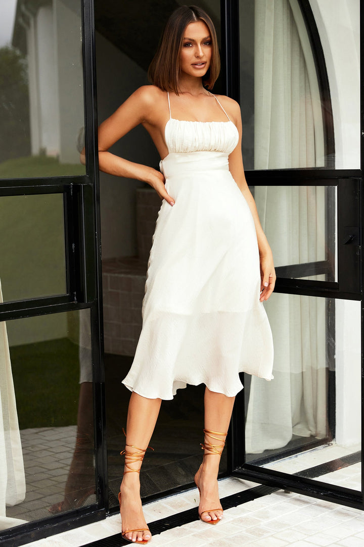 Day To Night Midi Dress - Ivory