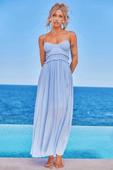 Ios Maxi Dress - Blue