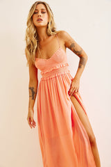 Ios Maxi Dress - Peach