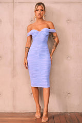 Izzy Midi Dress - Cornflower Blue