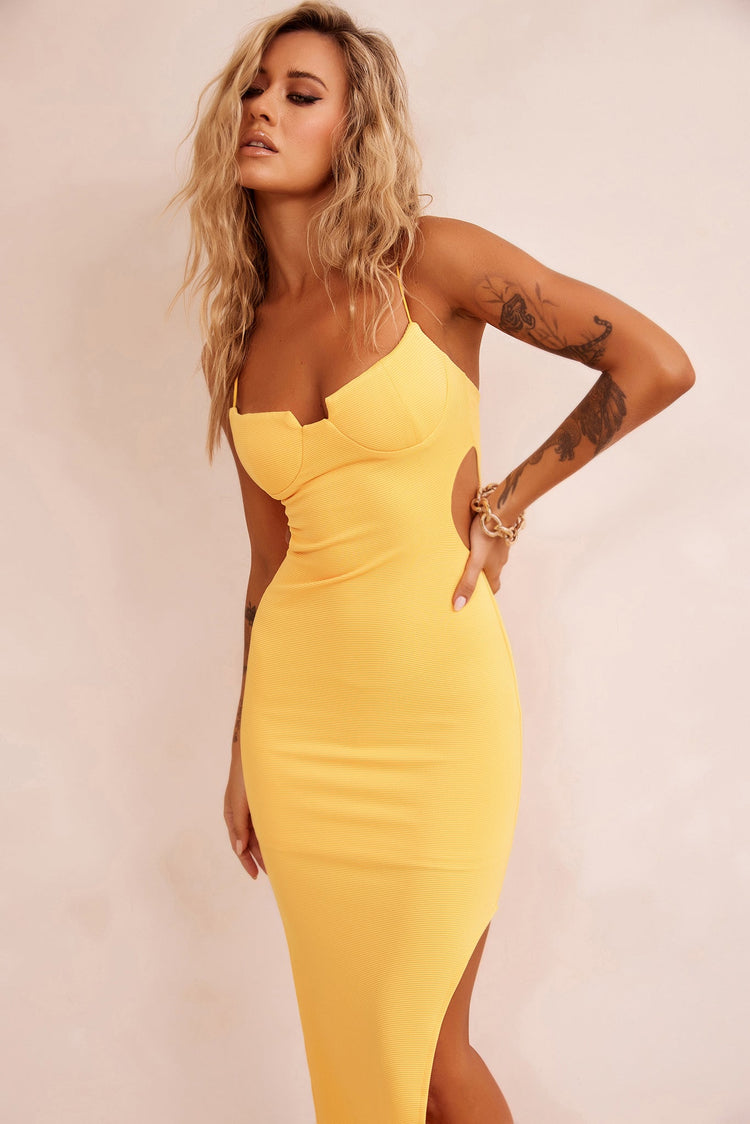 Stacked Up Midi Dress - Mango