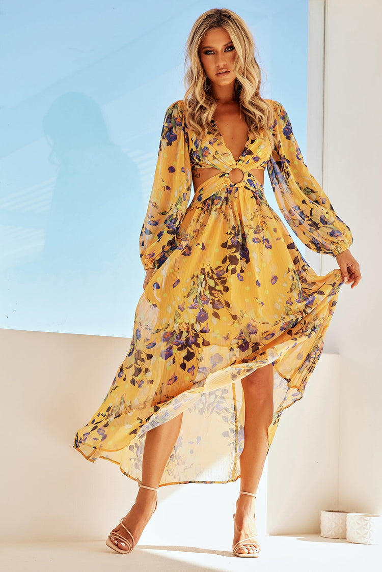 Bella Maxi Dress - Yellow