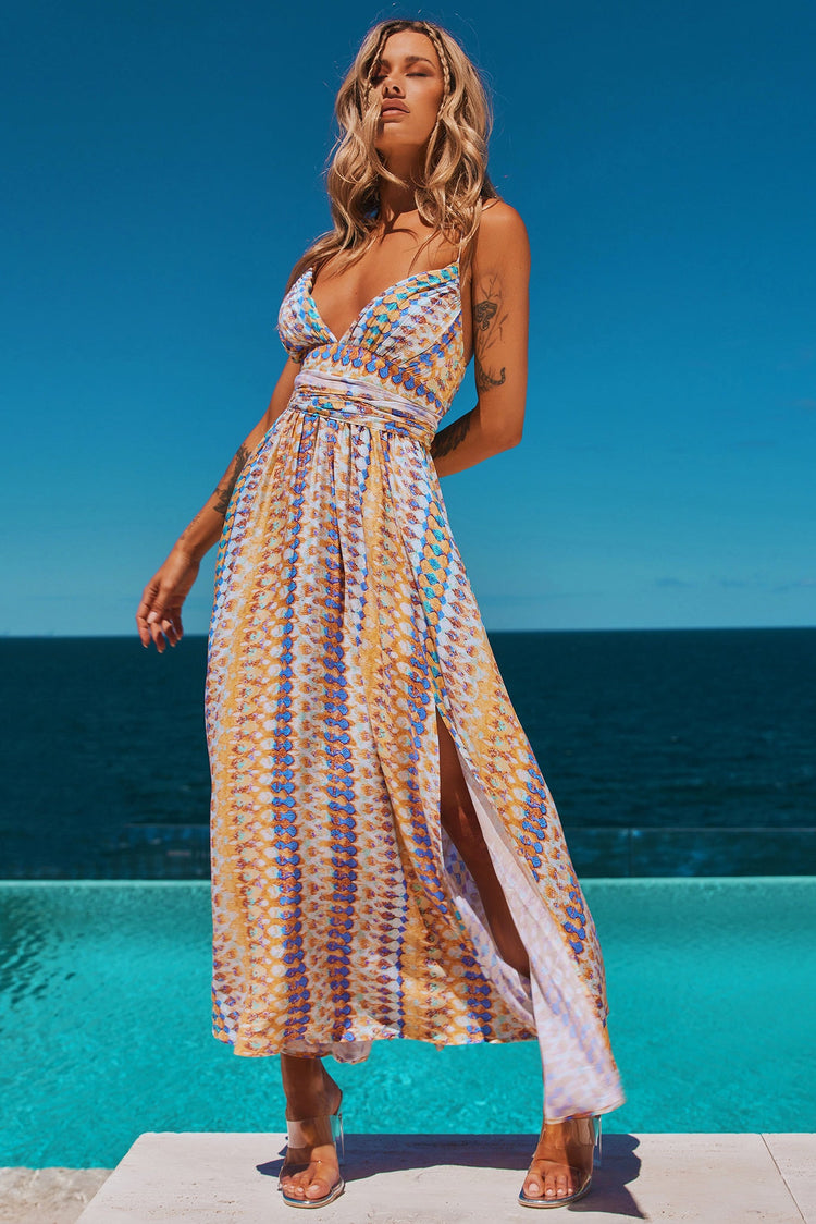 Keepsake Maxi Dress - Yellow Multi