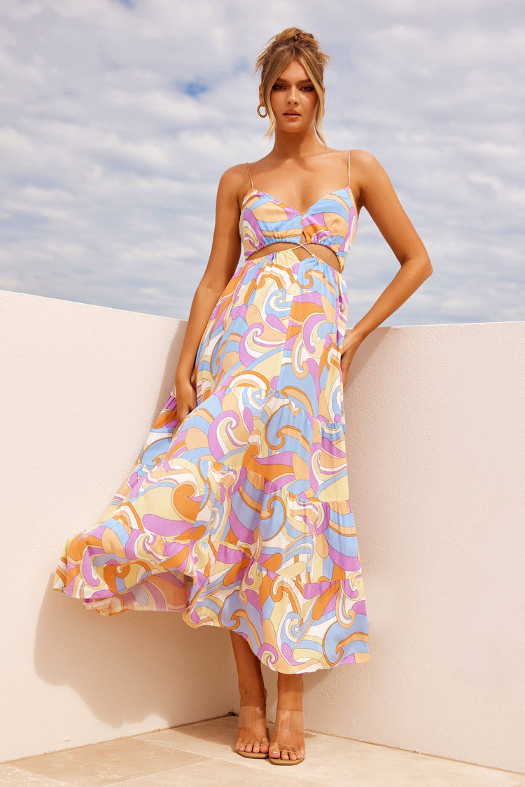 Shine For You Maxi Dress - Multi