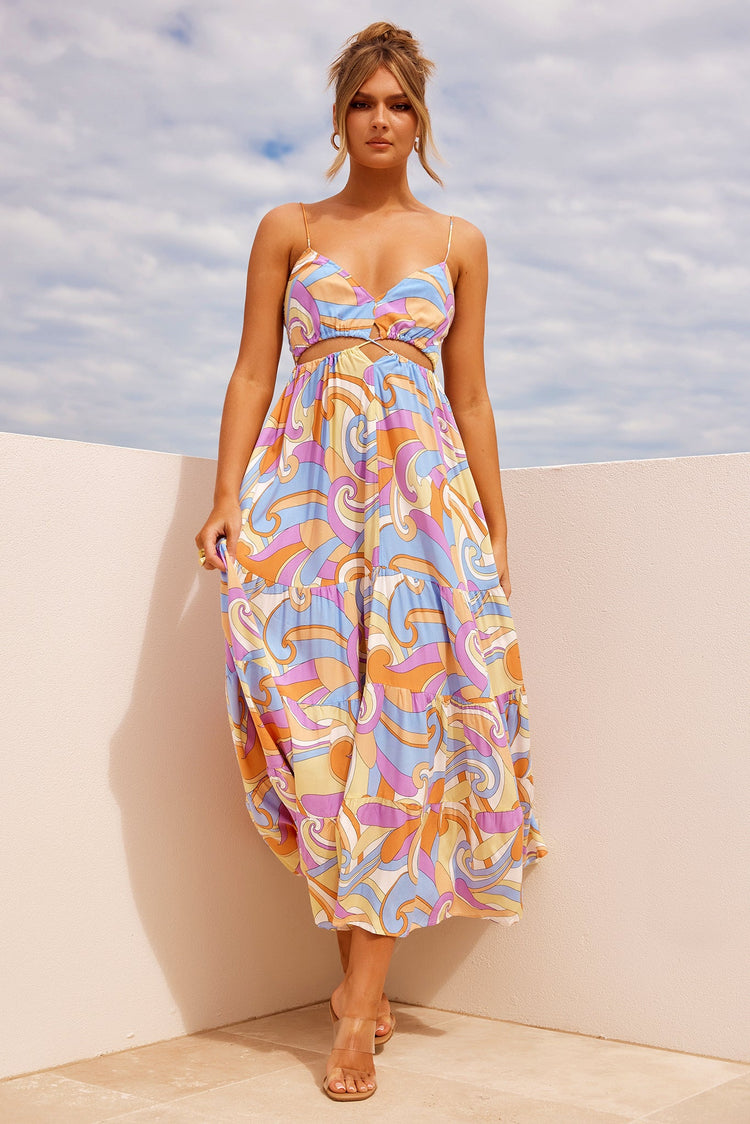 Shine For You Maxi Dress - Multi