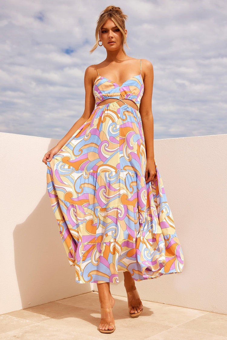 Shine For You Maxi Dress - Multi