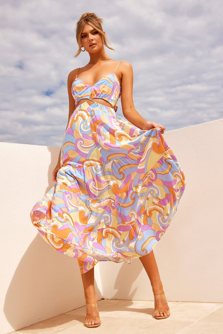 Shine For You Maxi Dress - Multi