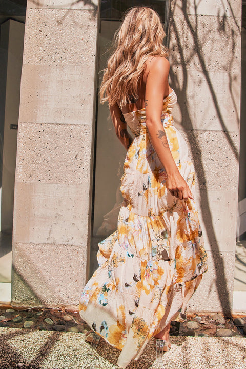 Like A Dream Maxi Dress - Beige