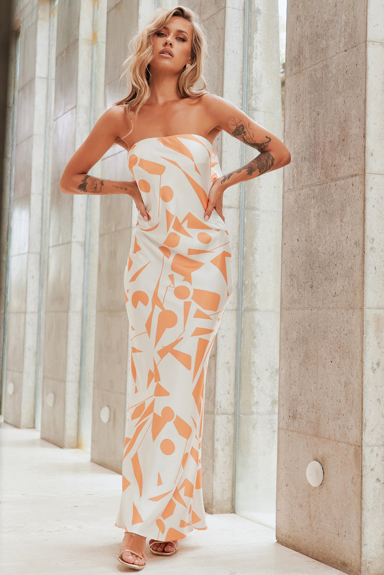 Dawn Maxi Dress - Orange