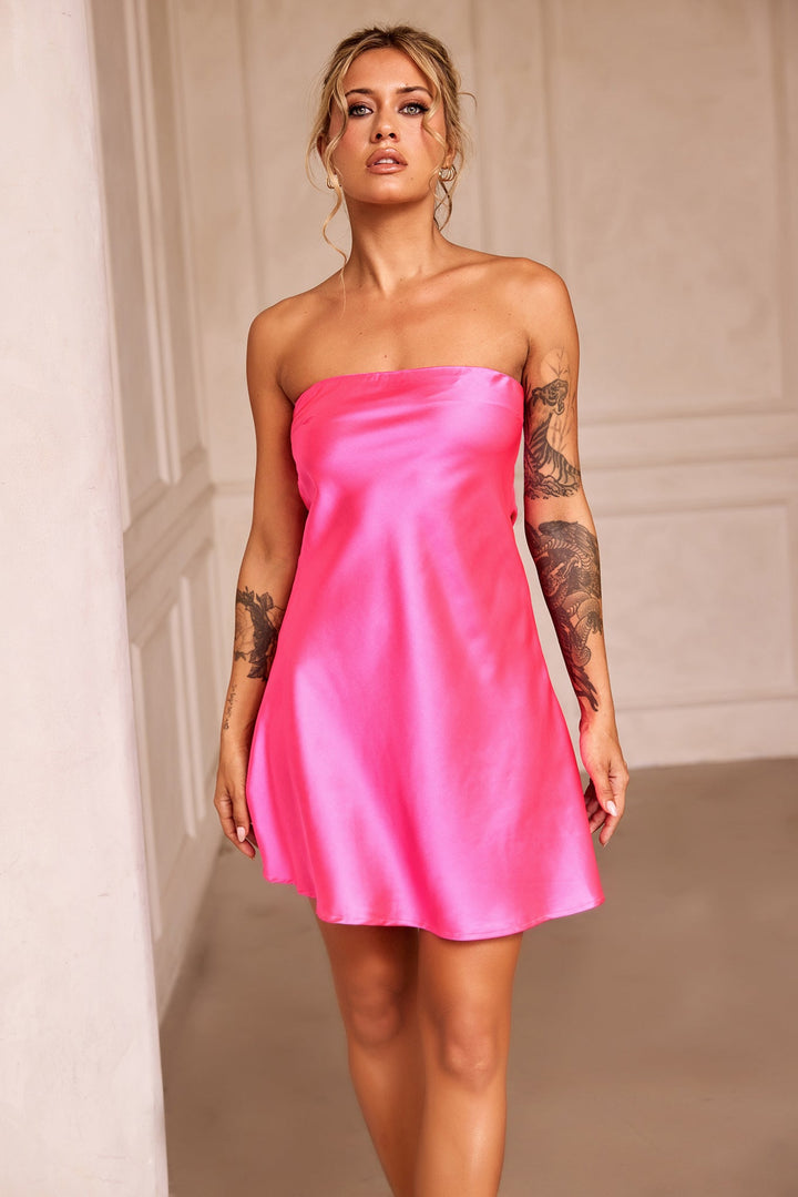 Barbie Mini Dress - Hot Pink