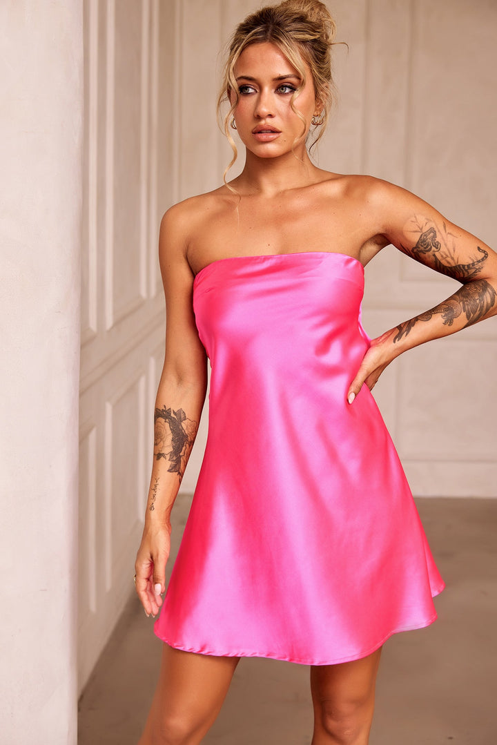 Barbie Mini Dress - Hot Pink