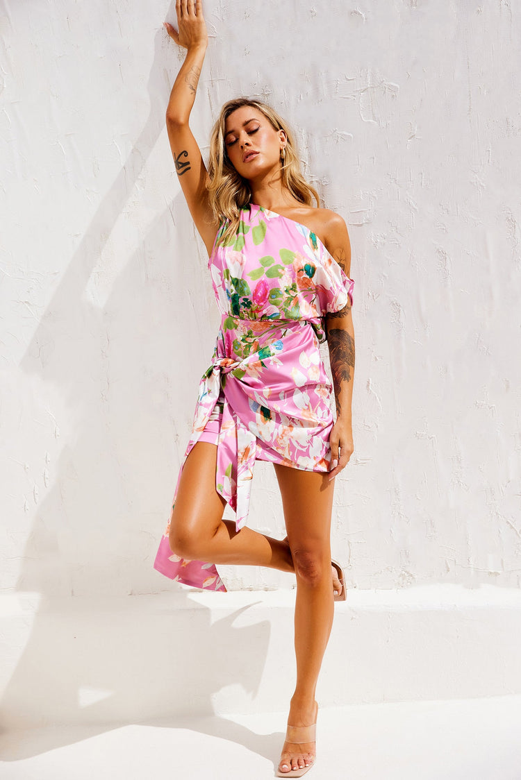 Neon Moon Mini Dress - Pink