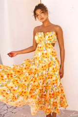 Forever Yours Maxi Dress - Yellow