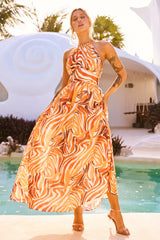 Lorena Maxi Dress - Orange