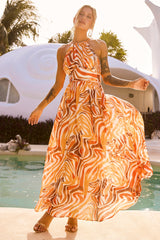 Lorena Maxi Dress - Orange
