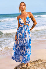 Forest Favors Maxi Dress - Navy